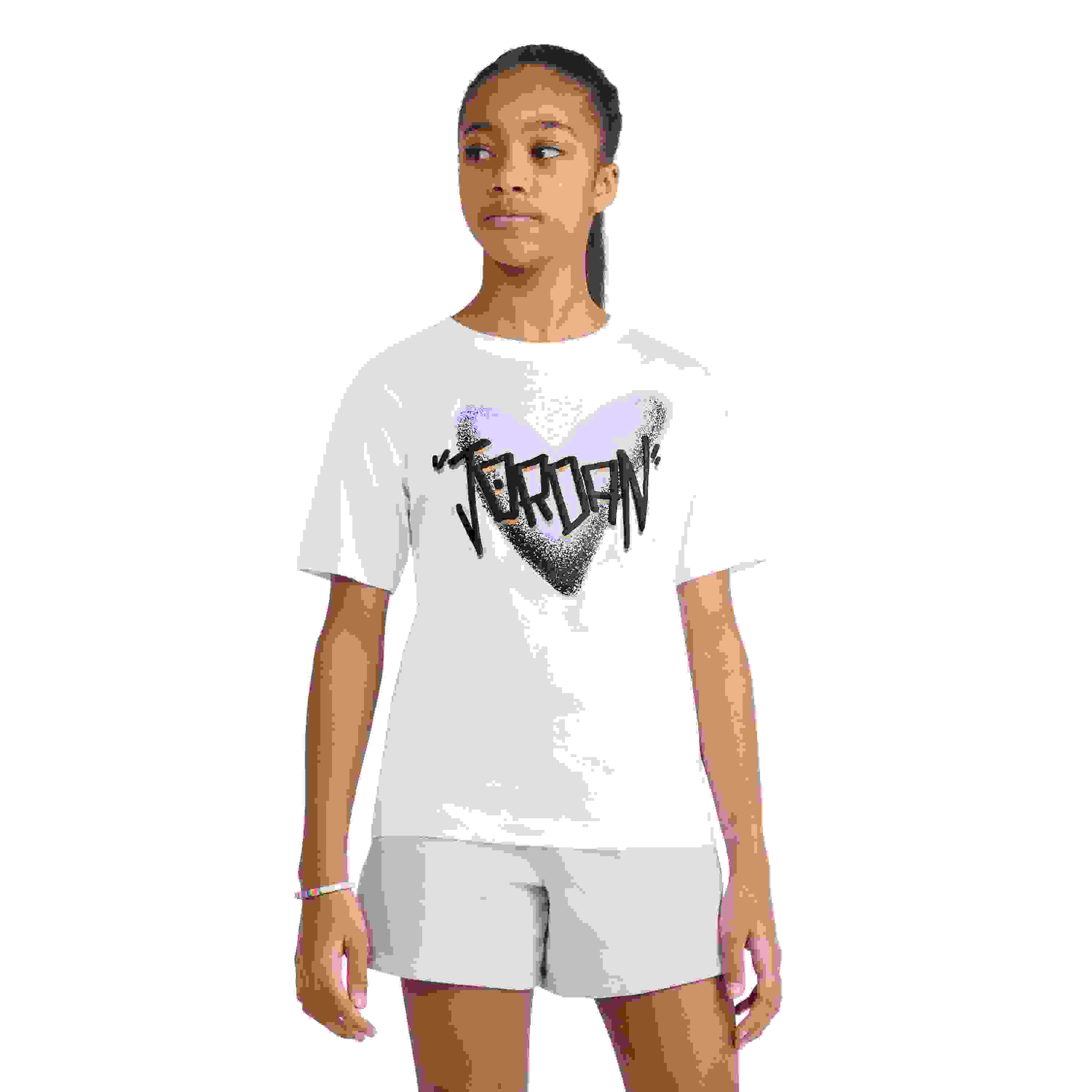 Jordan Purple Heart Big Girls' Tee